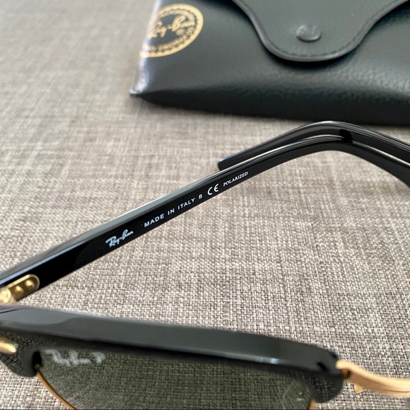 Ray-Ban RB3016 Clubmaster Classic Polarized - Picture 4 of 8